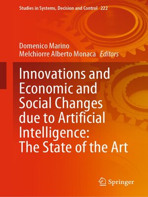 cover image of Innovations and Economic and Social Changes due to Artificial Intelligence